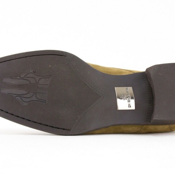 Di Bianco Monk Strap Velour Bog Dress Shoes SC542 SPQR Size 10 - Picture 9 of 12